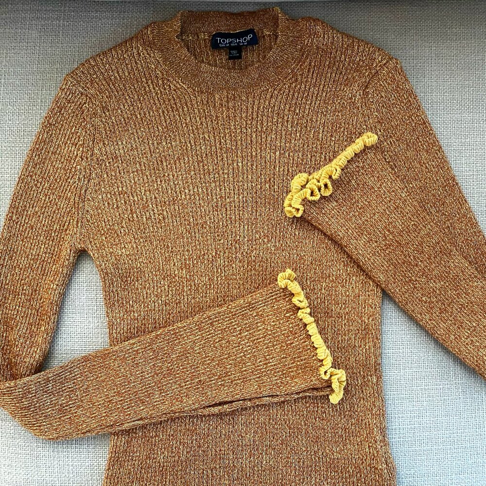 TOPSHOP Ribbed Knit Sweater US 6 NWOT